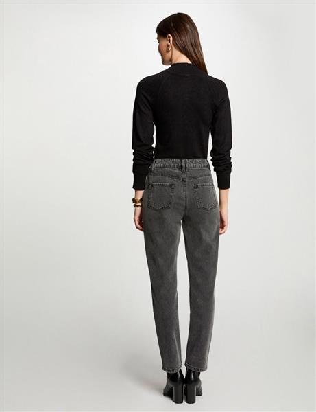 Grote foto jumper high collar 242 mpretty black kleding dames truien en vesten