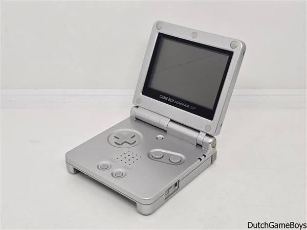 Grote foto gameboy advance gba sp console silver spelcomputers games overige merken