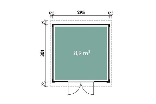Grote foto tuinhuis massa 3030 tuin en terras tuinhuisjes en blokhutten