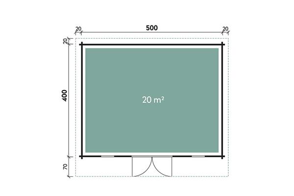 Grote foto tuinhuis lanzo 5040 tuin en terras tuinhuisjes en blokhutten