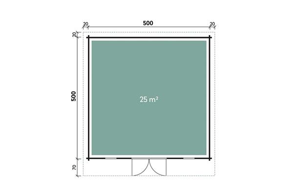 Grote foto tuinhuis lana 5050 tuin en terras tuinhuisjes en blokhutten