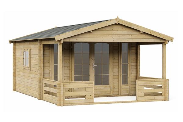 Grote foto blokhut 3838 luxe tuin en terras tuinhuisjes en blokhutten