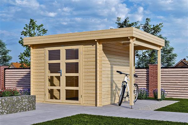 Grote foto blokhut 331 m tuin en terras tuinhuisjes en blokhutten