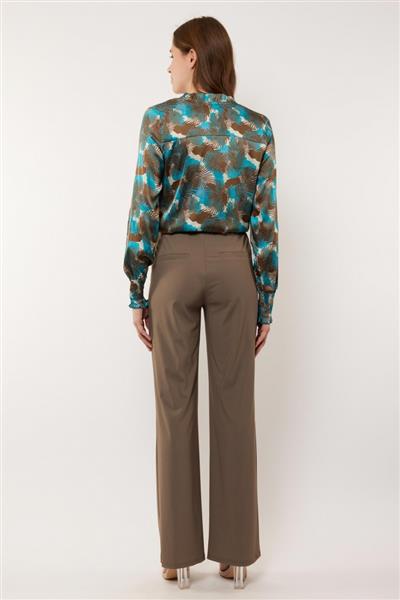 Grote foto mirna broek 24vzg05 klei kleding dames broeken en pantalons