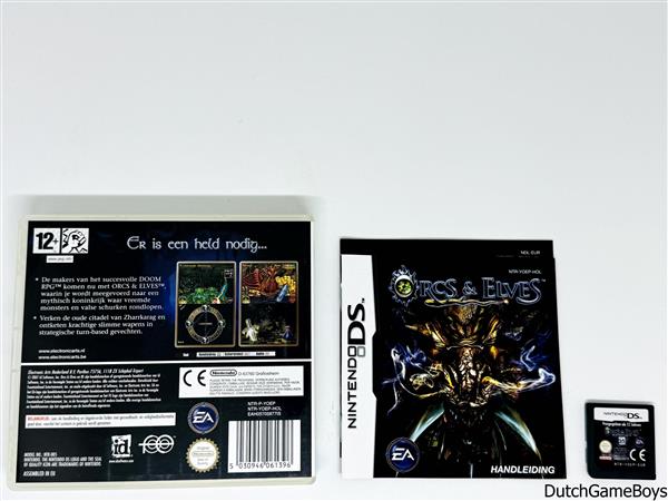 Grote foto nintendo ds orcs elves hol spelcomputers games ds