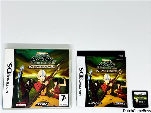 Grote foto nintendo ds avatar de legende van aang de brandende aarde hol spelcomputers games ds