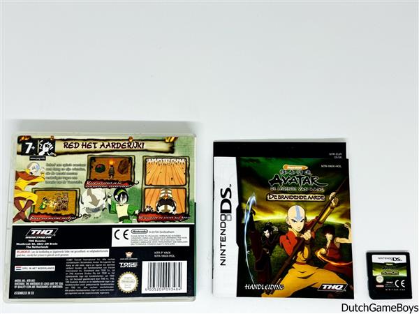 Grote foto nintendo ds avatar de legende van aang de brandende aarde hol spelcomputers games ds