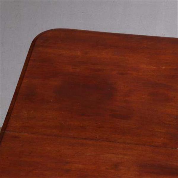 Grote foto lange engelse eetkamertafel met 3 inlegbladen in mooie oude kleur no.222905 antiek en kunst stoelen en banken