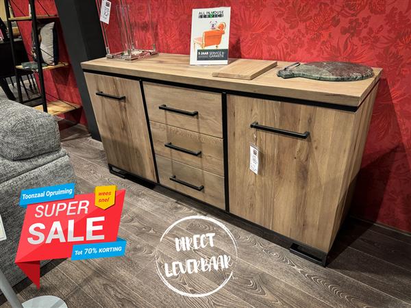 Grote foto sale dressoir river oak massief huis en inrichting overige