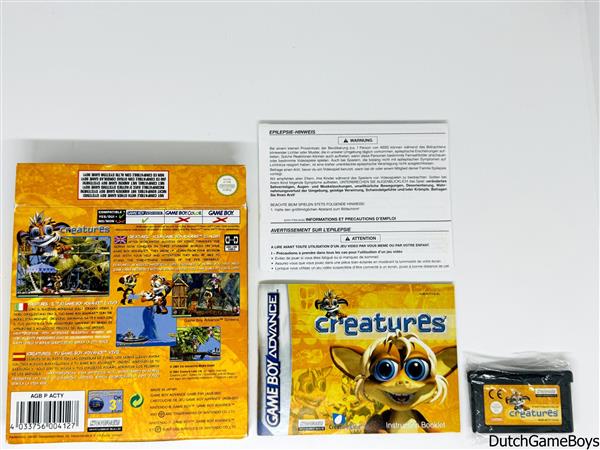 Grote foto gameboy advance gba creatures eur spelcomputers games overige nintendo games