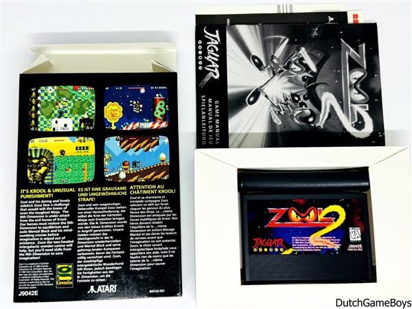 Grote foto atari jaguar zool 2 spelcomputers games overige games