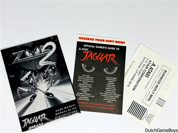 Grote foto atari jaguar zool 2 spelcomputers games overige games