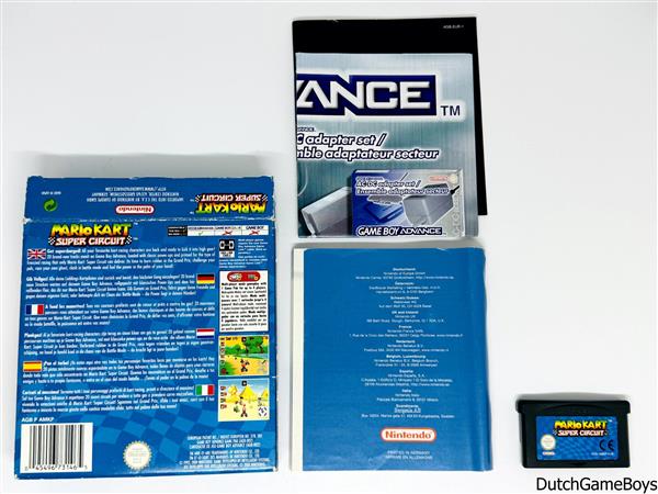 Grote foto gameboy advance gba mario kart super circuit eur spelcomputers games overige nintendo games