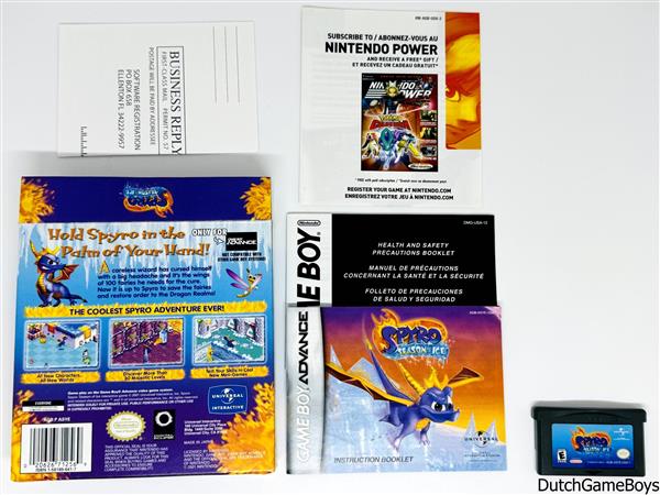 Grote foto gameboy advance gba spyro season of ice usa spelcomputers games overige nintendo games