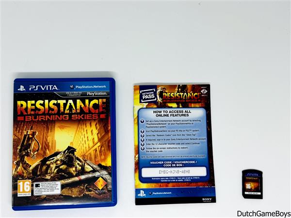 Grote foto ps vita resistance burning skies spelcomputers games overige games
