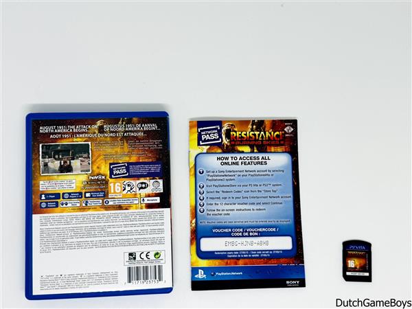 Grote foto ps vita resistance burning skies spelcomputers games overige games