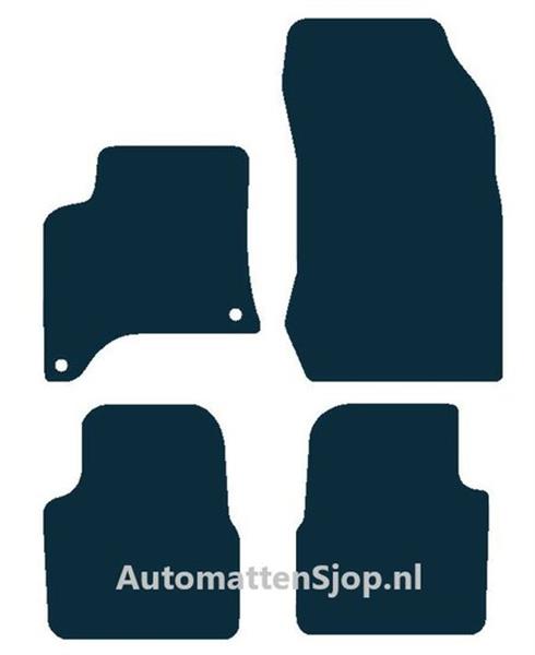 Grote foto luxe velours zwart automatten citroen c4 x electric 2024 heden auto onderdelen overige auto onderdelen