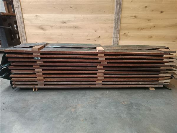 Grote foto 45x200cm beschoeiingschot hardhout doe het zelf en verbouw hout en planken