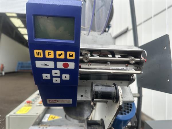 Grote foto sorma rb2 120 net clipper verpakkingsmachine jaar 2008 met wijnglasetikettenprinter agrarisch tuinbouw