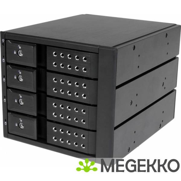 Grote foto startech.com trayless hot swappable mobile rack backplane 4x 3 5 inch sas ii sata computers en software harde schijven