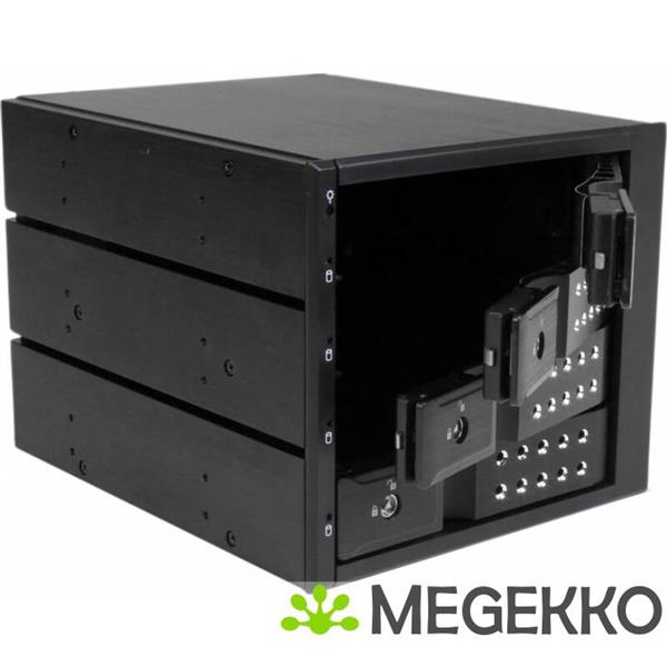 Grote foto startech.com trayless hot swappable mobile rack backplane 4x 3 5 inch sas ii sata computers en software harde schijven