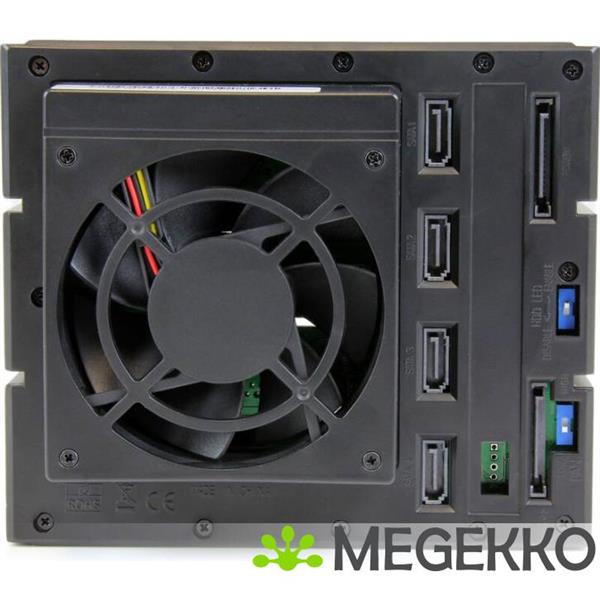 Grote foto startech.com trayless hot swappable mobile rack backplane 4x 3 5 inch sas ii sata computers en software harde schijven