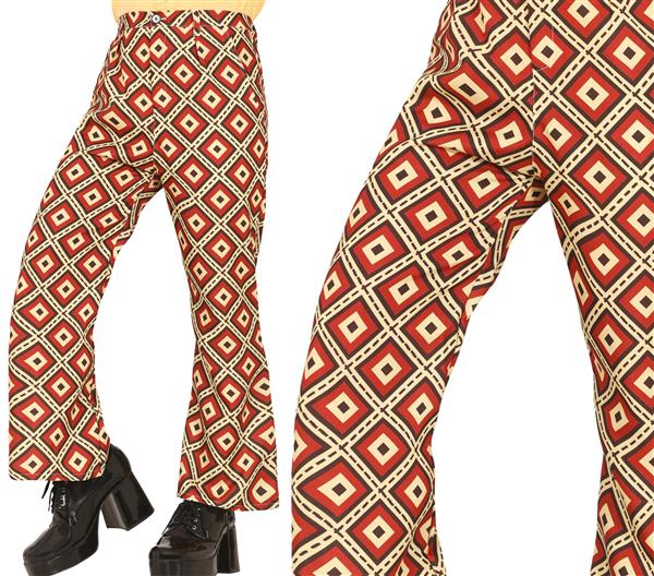 Grote foto disco 70s broek gekleurd dames verzamelen overige verzamelingen