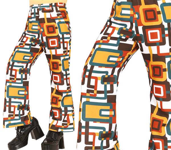 Grote foto disco 70s broek dames vierkant verzamelen overige verzamelingen