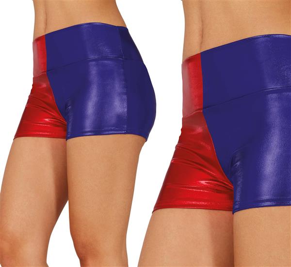 Grote foto gekleurde korte broek blauw rood metallic verzamelen overige verzamelingen
