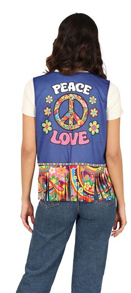 Grote foto hippie 60s vest dames verzamelen overige verzamelingen