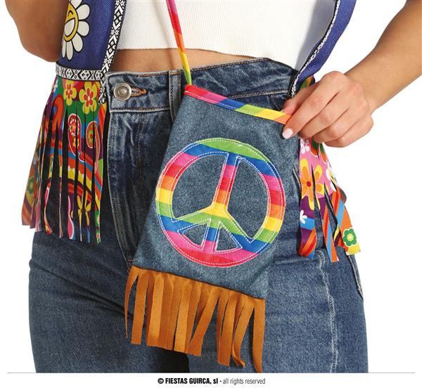 Grote foto hippie 60s tas 27cm verzamelen overige verzamelingen