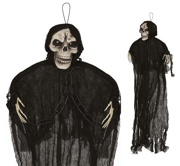 Grote foto halloween skelet hangend met licht 90cm verzamelen overige verzamelingen