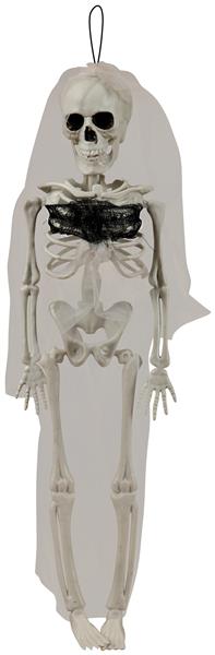 Grote foto halloween skelet bruid 43cm verzamelen overige verzamelingen
