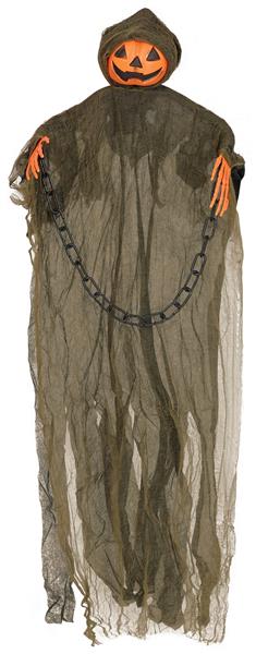 Grote foto halloween hangdecoratie pompoen geest 98cm verzamelen overige verzamelingen