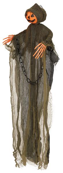 Grote foto halloween hangdecoratie pompoen geest 98cm verzamelen overige verzamelingen