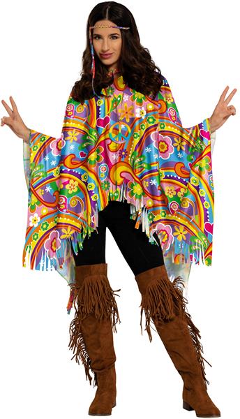 Grote foto hippie 60s poncho gekleurd verzamelen overige verzamelingen