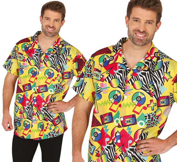 Grote foto neon 80s blouse heren verzamelen overige verzamelingen