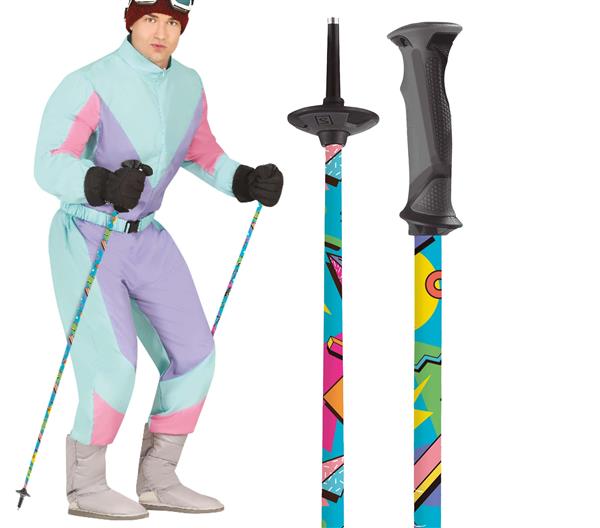 Grote foto gekleurde skistokken verzamelen overige verzamelingen