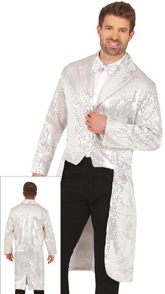 Grote foto zilveren blazer heren pailletten verzamelen overige verzamelingen