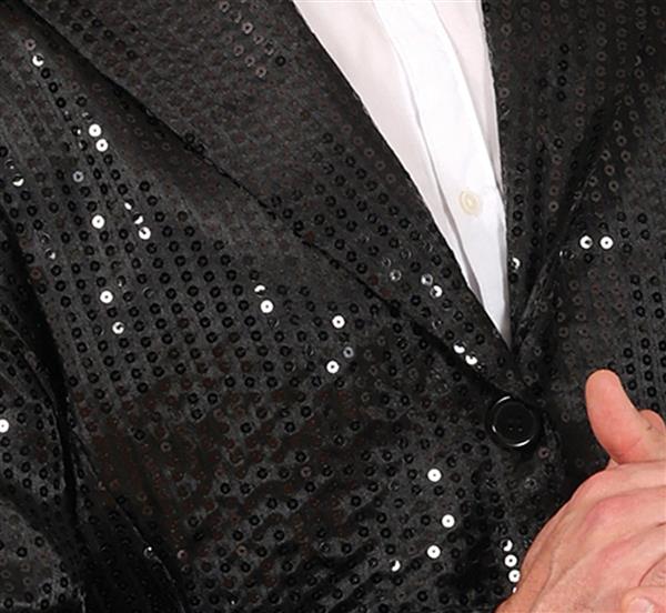 Grote foto zwarte blazer heren pailletten verzamelen overige verzamelingen