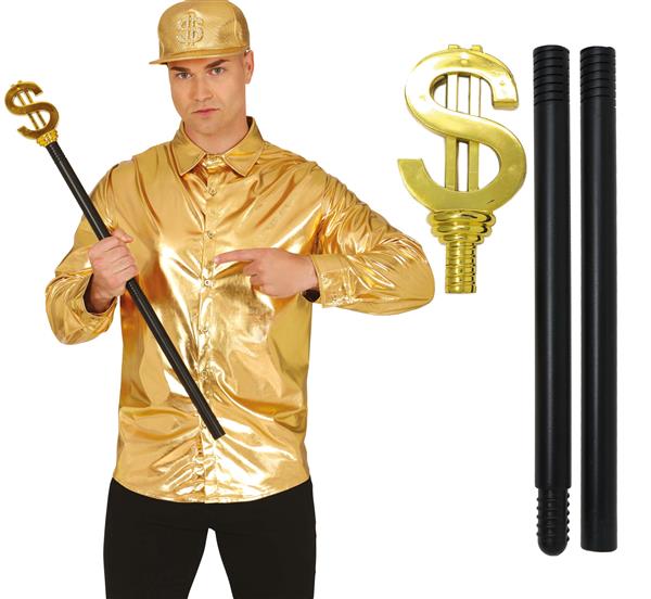 Grote foto gouden scepter dollar 76cm verzamelen overige verzamelingen