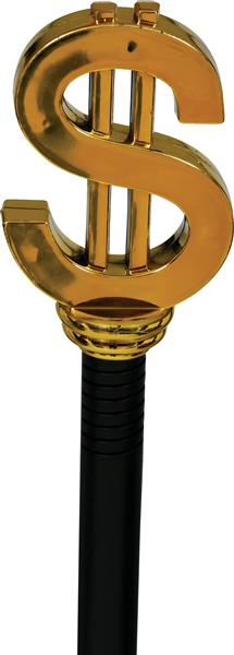 Grote foto gouden scepter dollar 76cm verzamelen overige verzamelingen