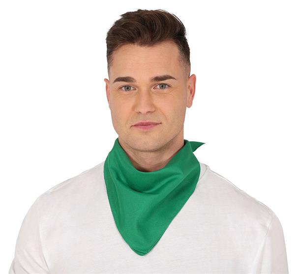 Grote foto groene bandana 54cm verzamelen overige verzamelingen