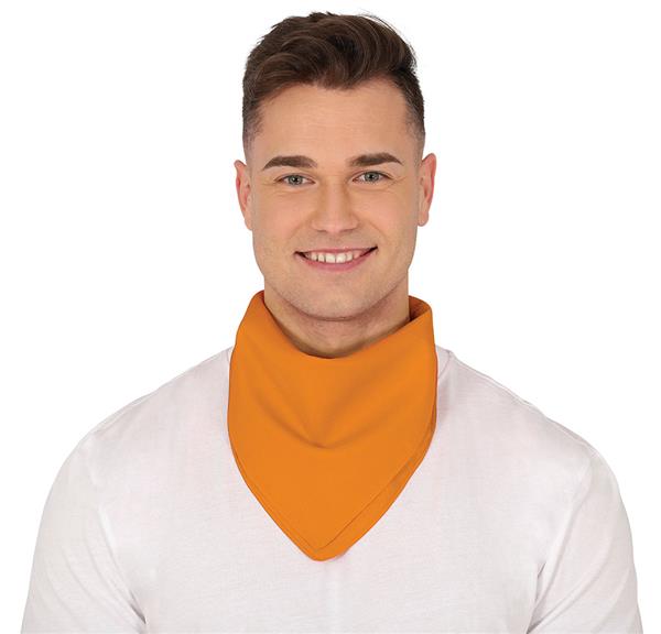 Grote foto oranje bandana 54cm verzamelen overige verzamelingen