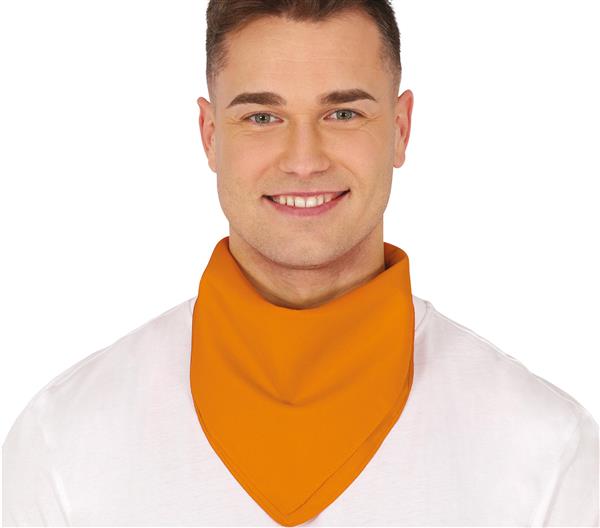 Grote foto oranje bandana 54cm verzamelen overige verzamelingen
