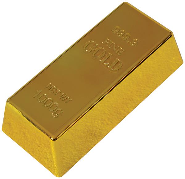 Grote foto gouden nep goudstaaf 16cm verzamelen overige verzamelingen