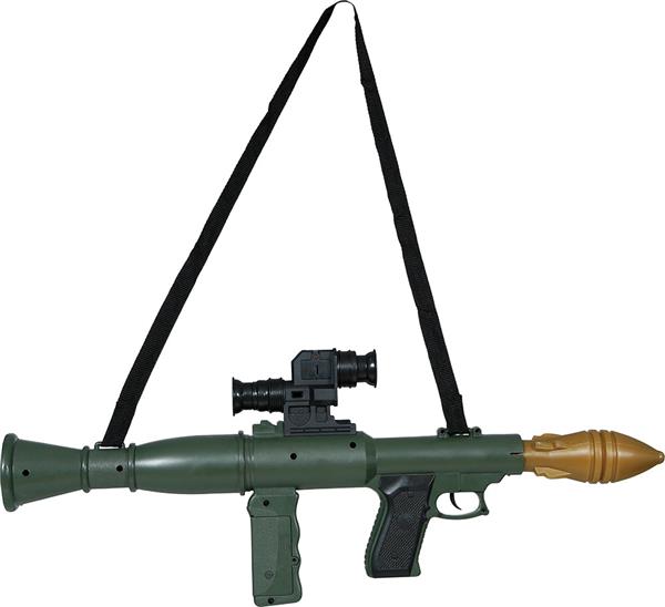 Grote foto groene nep pistool bazooka 50cm verzamelen overige verzamelingen