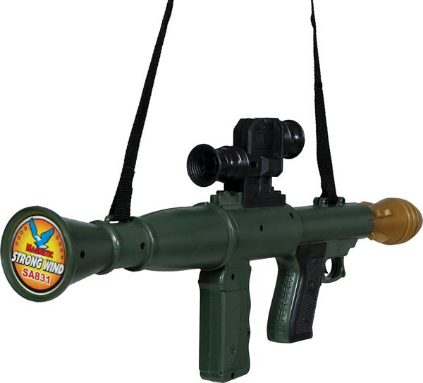 Grote foto groene nep pistool bazooka 50cm verzamelen overige verzamelingen