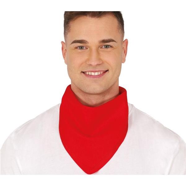 Grote foto rode bandana 54cm verzamelen overige verzamelingen