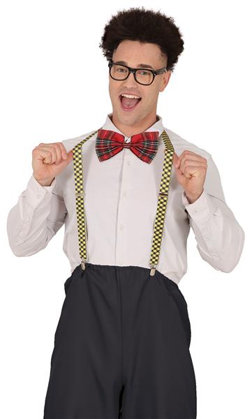 Grote foto gekleurde accessoireset nerd 3 delig verzamelen overige verzamelingen